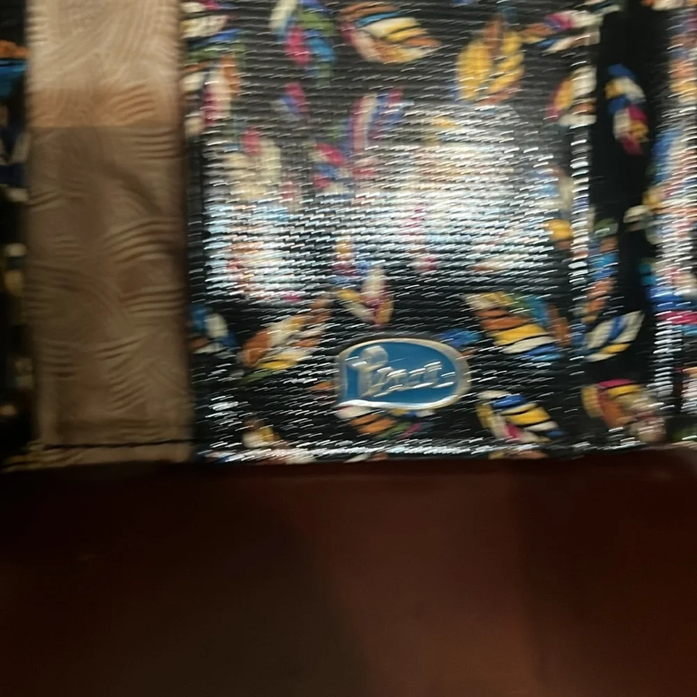 Sakroots Artist Circle Trifold Multicolor Bird Peace Canvas Women's Wallet